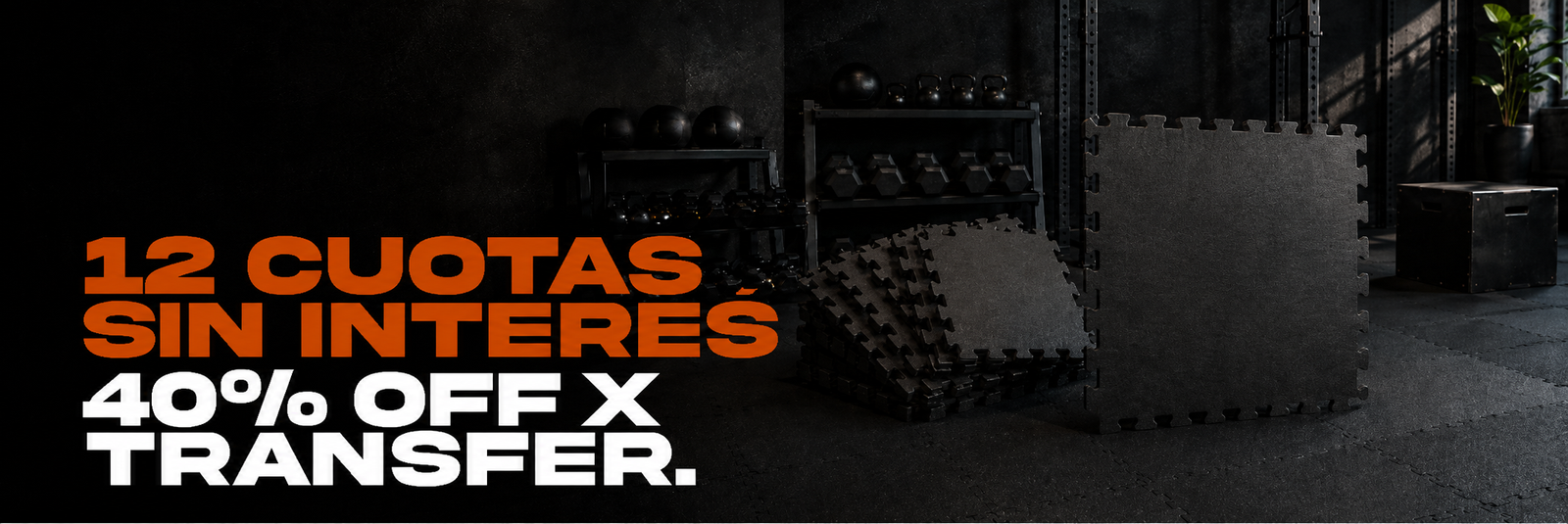 Promoción DRM Fitness pisos 12 cuotas sin interés