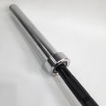 BARRA OLIMPICA 2,20 MTS 20 KG - GRIP NEGRO/ ROTORES CROMADOS