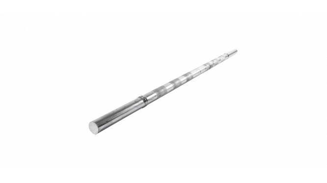 Barra Maciza Cromada 1,50mts con topes