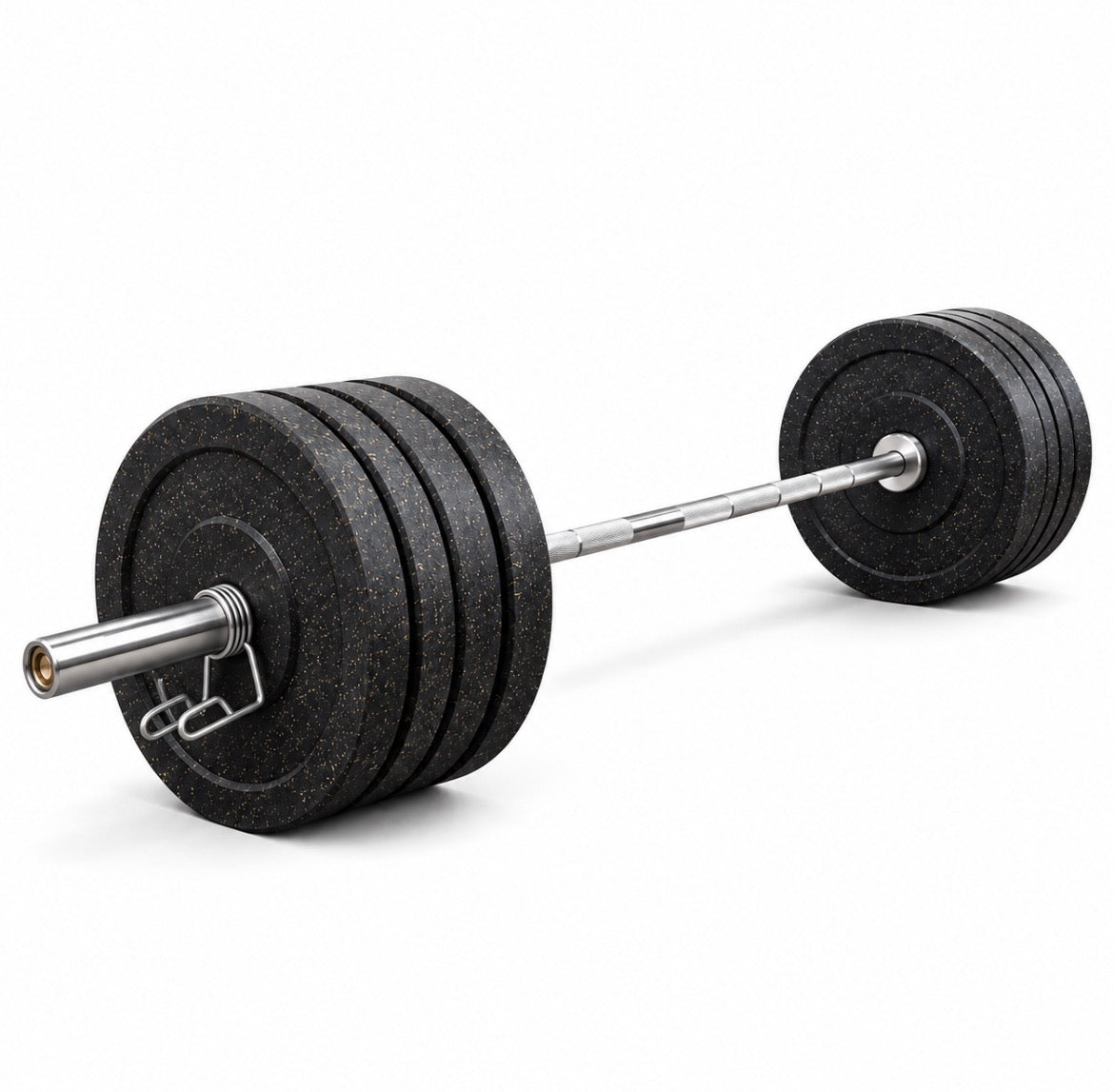 Combo Bumper 30 KG + Barra Olímpica