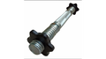 Mancuerna Cromada a Rosca con topes pvc