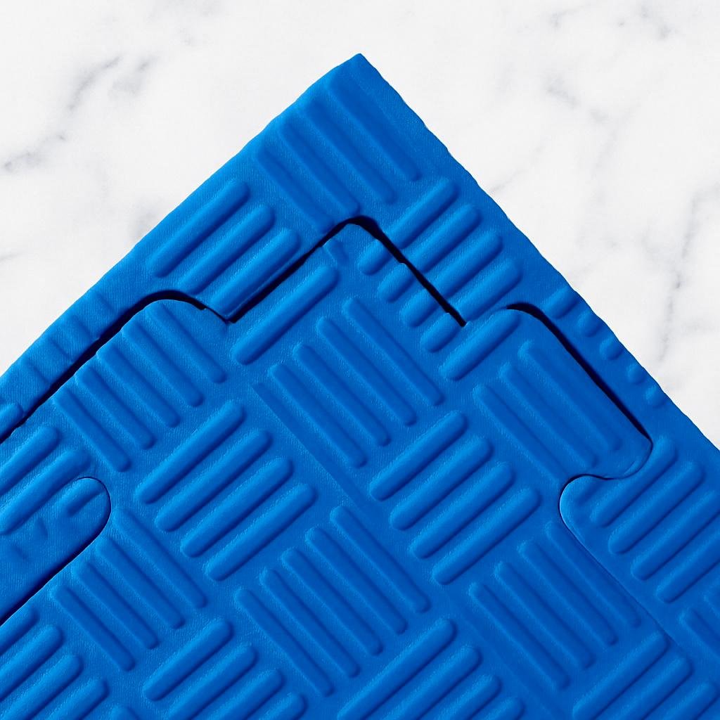 Tatami goma de EVA | Piso Deportivo Reversible, Antigolpes y Antideslizante 25mm - con borde
