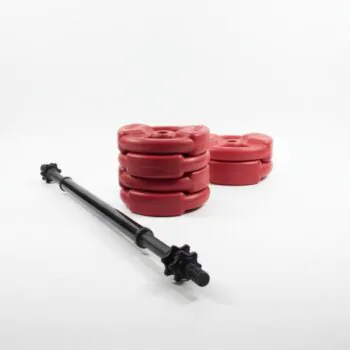 KIT BARRA Y MANCUERNAS DESMONTABLE + 20 KG